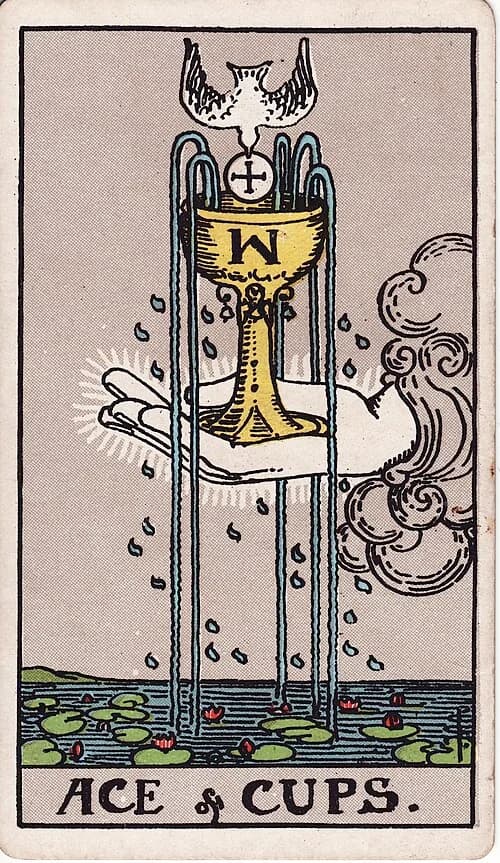 As de Copas carta del tarot