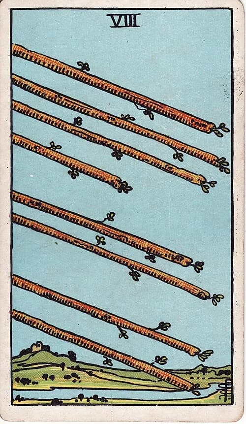 Opt de Bâte — carte de tarot