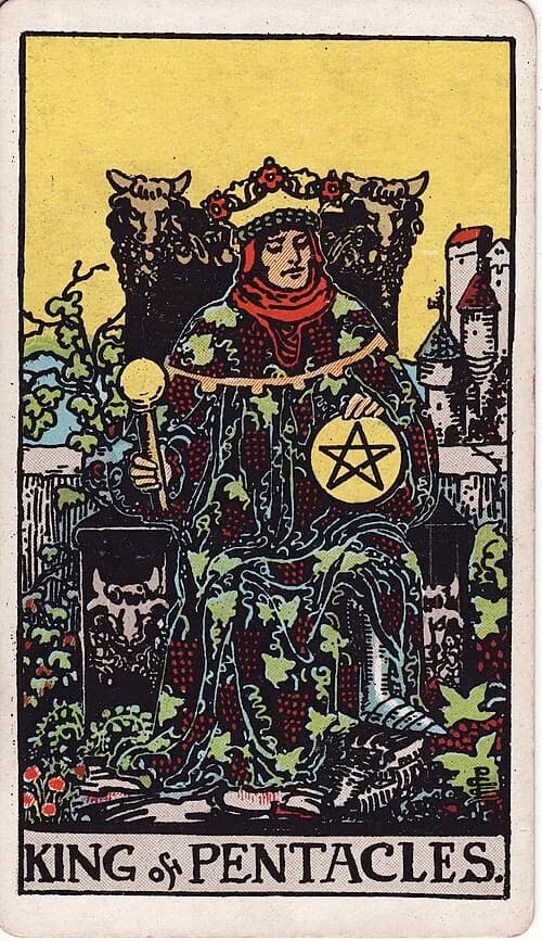 Regele de Pentacle — carte de tarot