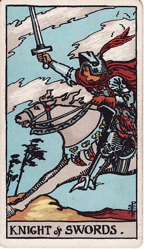 Cavalerul de Săbii — carte de tarot
