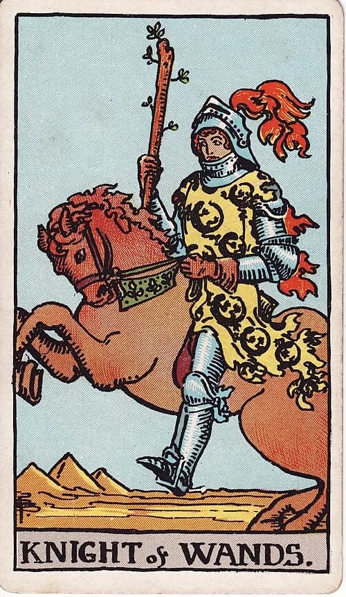 Cavalerul de Bâte — carte de tarot