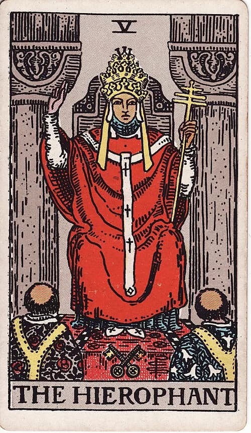 El Hierofante carta del tarot