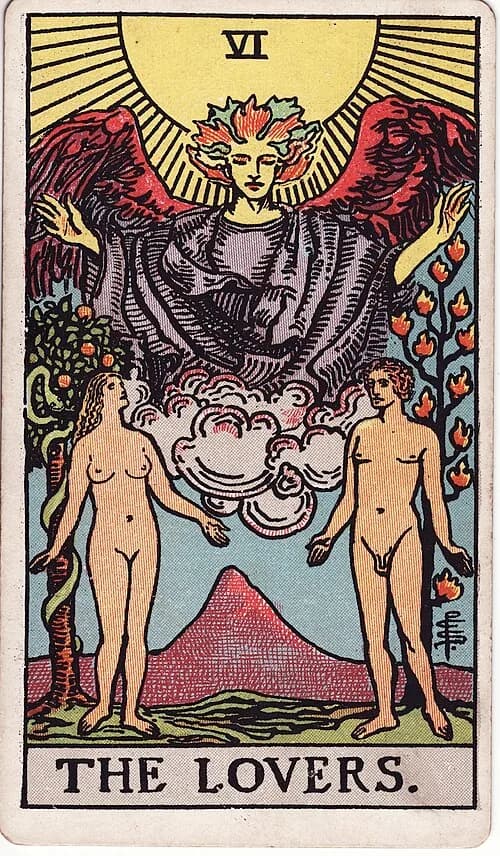 Los Enamorados carta del tarot