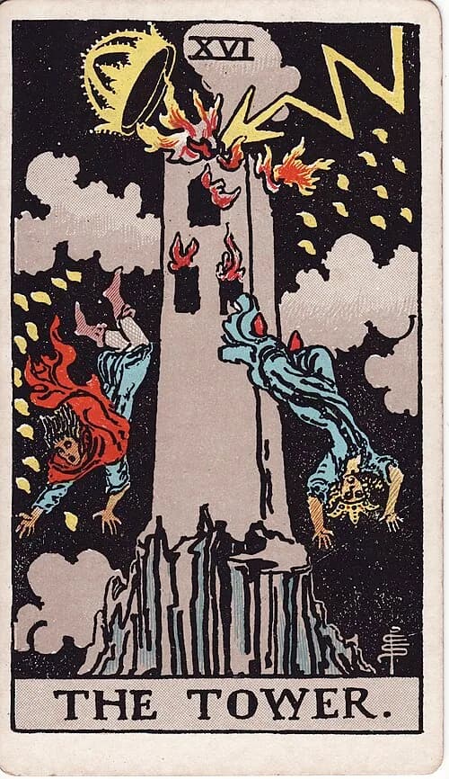 La Torre carta del tarot