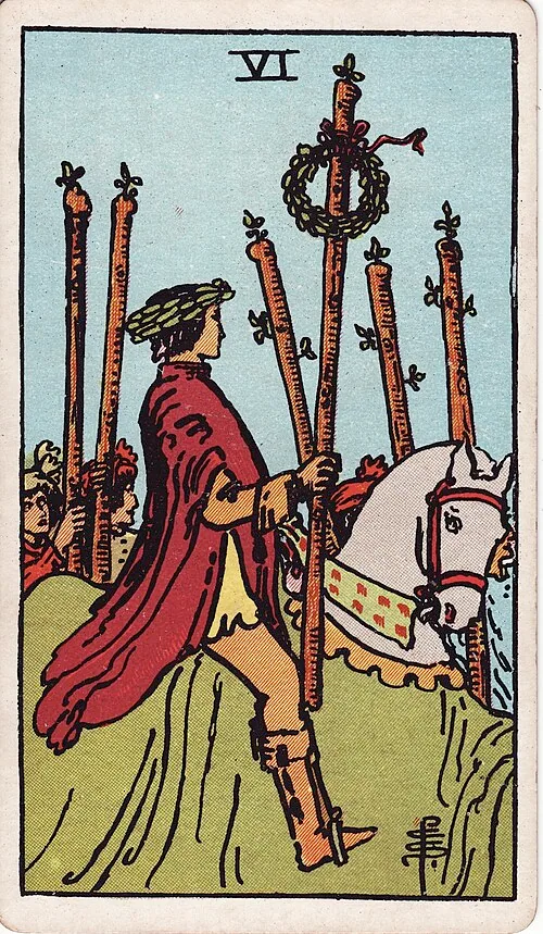 Six of Wands tarot card