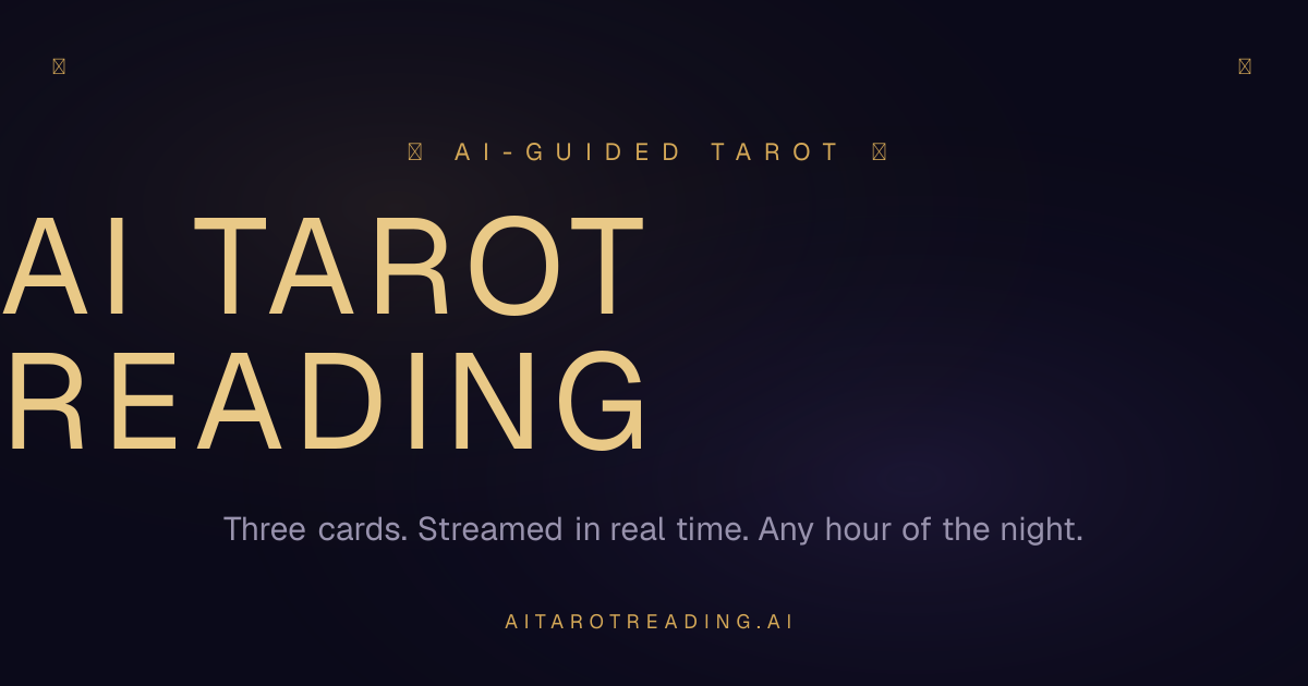Free AI Tarot Reading · Instant, Voice & Live | AITarotReading.ai